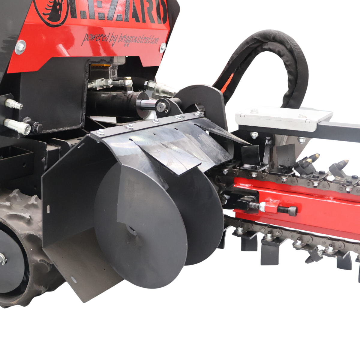 Koparka łańcuchowa do rowów LEZARD DM10 Briggs&Stratton 23KM samojezdna