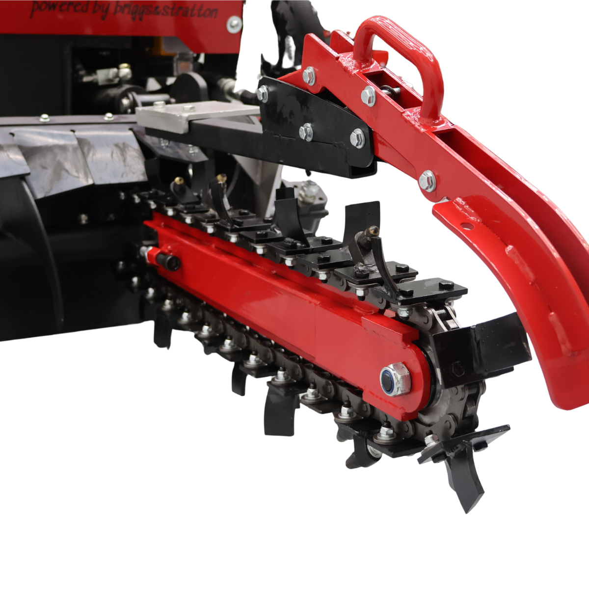Koparka łańcuchowa do rowów LEZARD DM10 Briggs&Stratton 23KM samojezdna