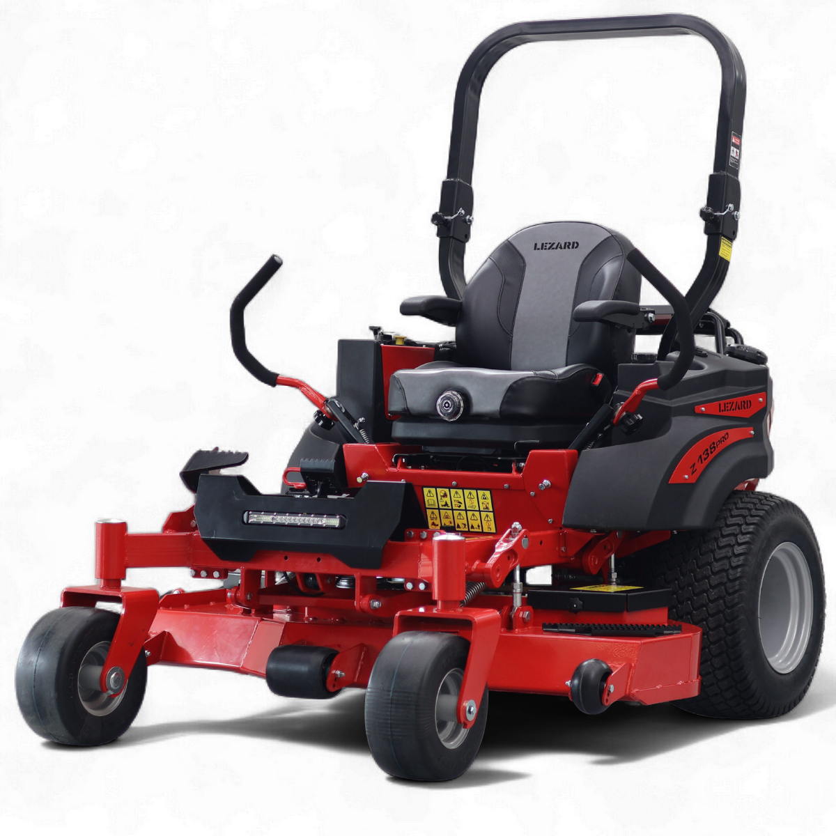 Tracteur tondeuse à rayon de braquage zéro LEZARD Z138PRO 35KM 138 cm, professionnel municipal zero turn