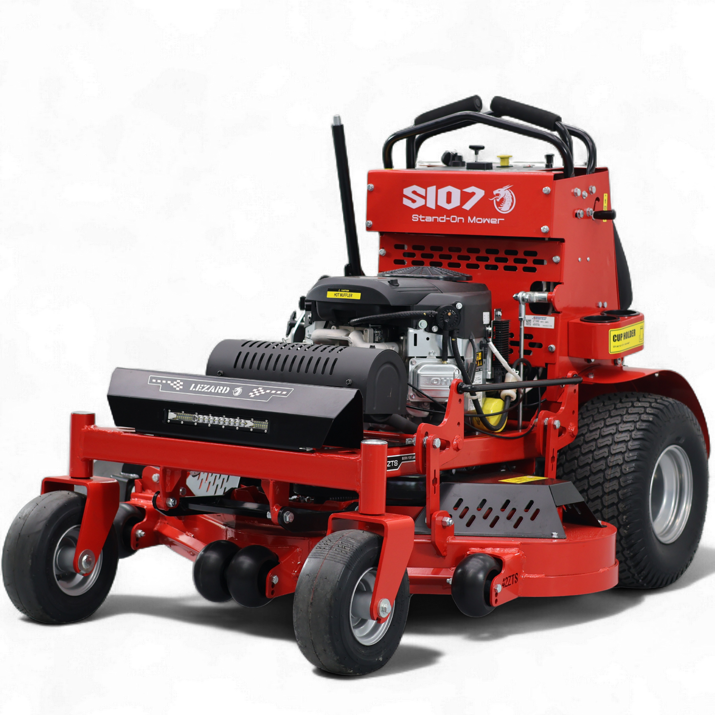 Kosiarka Stand on stojąca LEZARD S107 stojąca 27km Briggs&Stratton 810cc 107cm zero turn zerowy promień skrętu