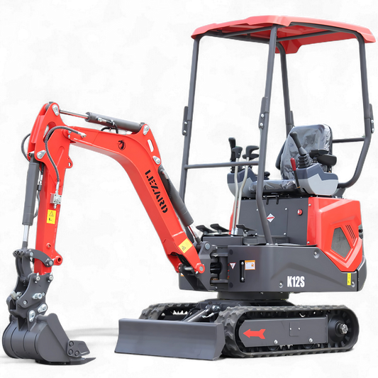 Koparka LEZARD K12S KUBOTA 1200kg minikoparka łyżka 0,02m3
