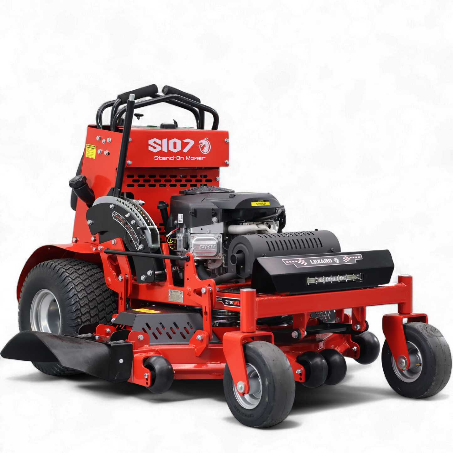 Kosiarka Stand on stojąca LEZARD S107 stojąca 27km Briggs&Stratton 810cc 107cm zero turn zerowy promień skrętu