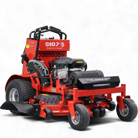 Kosiarka Stand on stojąca LEZARD S107 stojąca 27km Briggs&Stratton 810cc 107cm zero turn zerowy promień skrętu