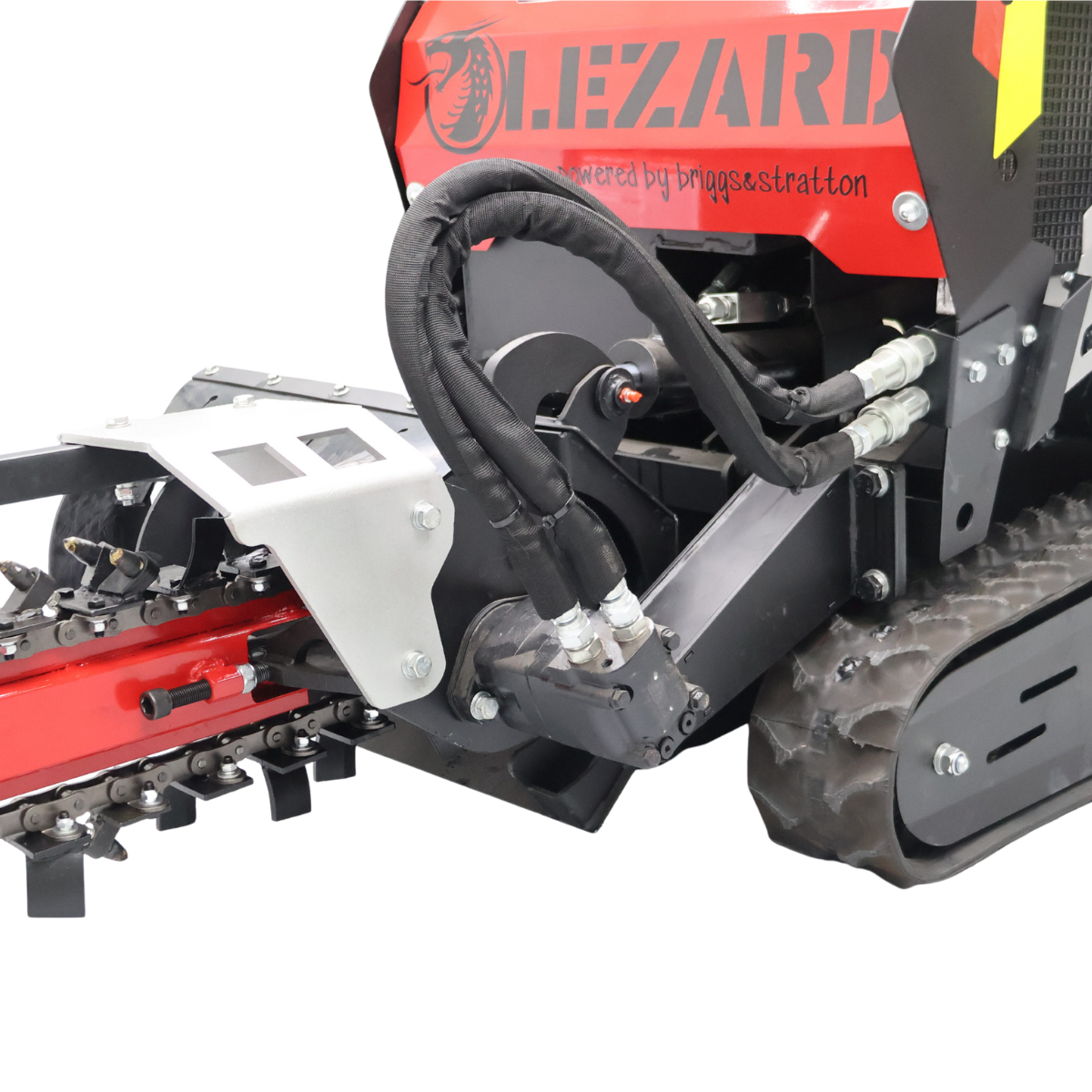 Koparka łańcuchowa do rowów LEZARD DM10 Briggs&Stratton 23KM samojezdna