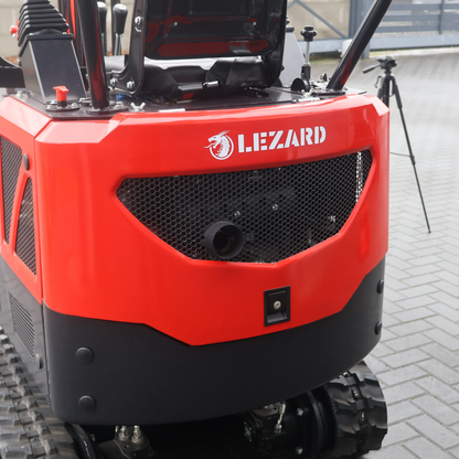 Koparka 1t LEZARD K10+hydrauliczny chwytak joysticki, chłodnica oleju, ramię skrętne, rozsuwane gąsienice Diesel