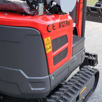 Koparka 1,2t LEZARD K12PRO rozsuwane gąsienice, ramie skrętne, 2 prędkości