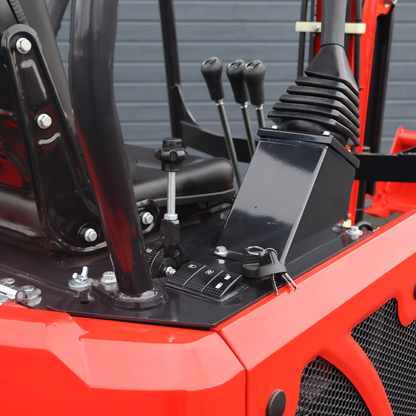 Koparka 1t LEZARD K10 joysticki, chłodnica oleju, ramię skrętne Diesel