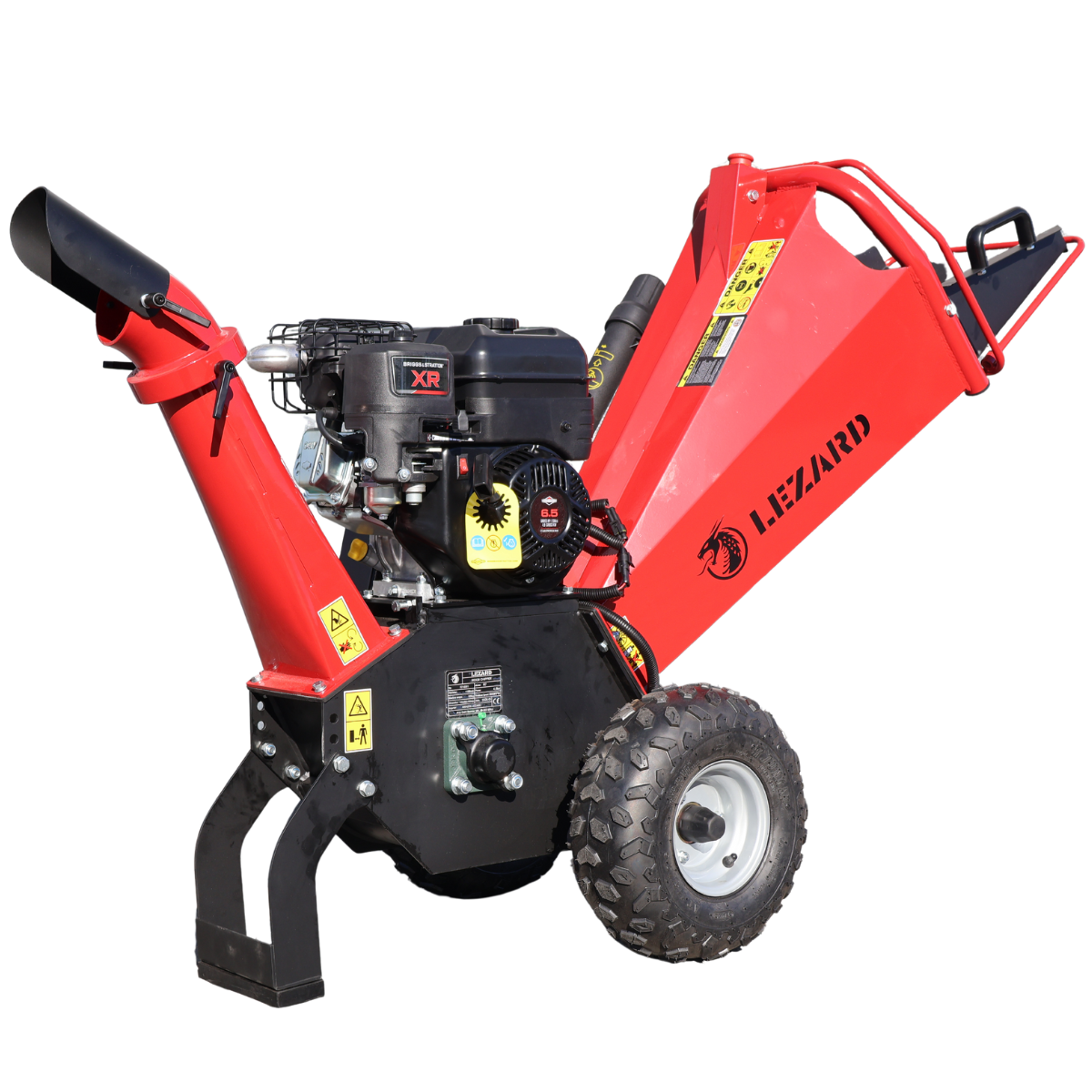 Rozdrabniacz do gałęzi LEZARD Briggs&Stratton R7 rębak średnica 10cm 7KM