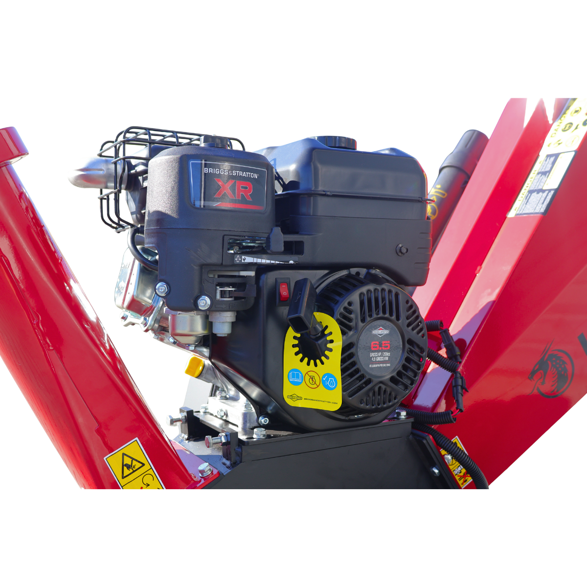 Rozdrabniacz do gałęzi LEZARD Briggs&Stratton R7 rębak średnica 10cm 7KM