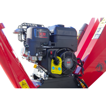 Rozdrabniacz do gałęzi LEZARD Briggs&Stratton R7 rębak średnica 10cm 7KM