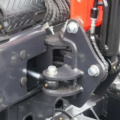 Koparka 1t LEZARD K10+hydrauliczny chwytak joysticki, chłodnica oleju, ramię skrętne, rozsuwane gąsienice Diesel