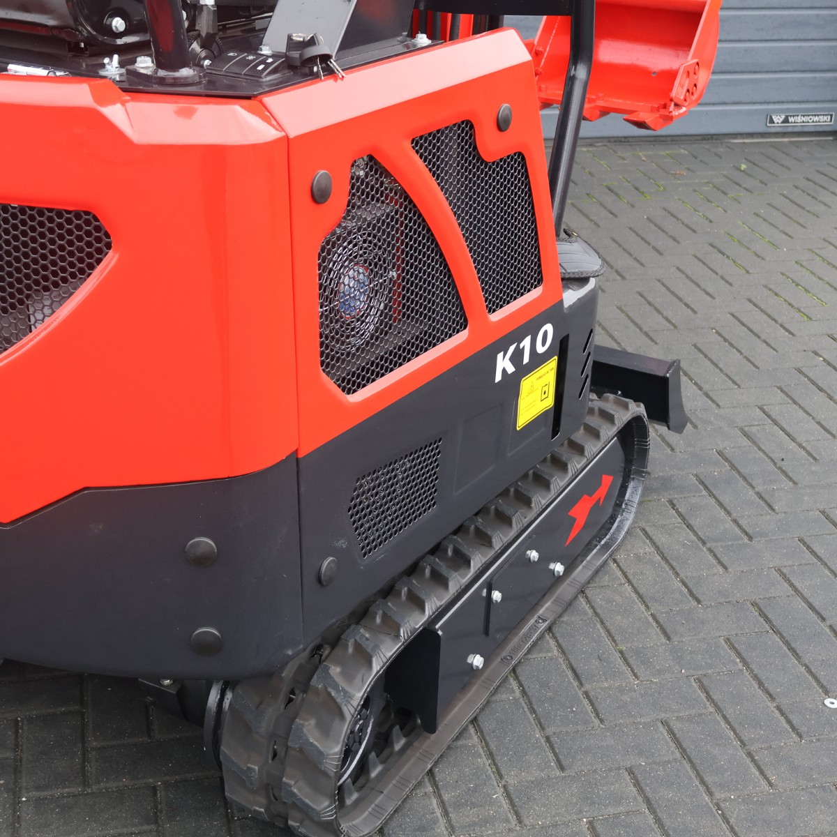 Koparka 1t LEZARD K10 joysticki, chłodnica oleju, ramię skrętne Diesel