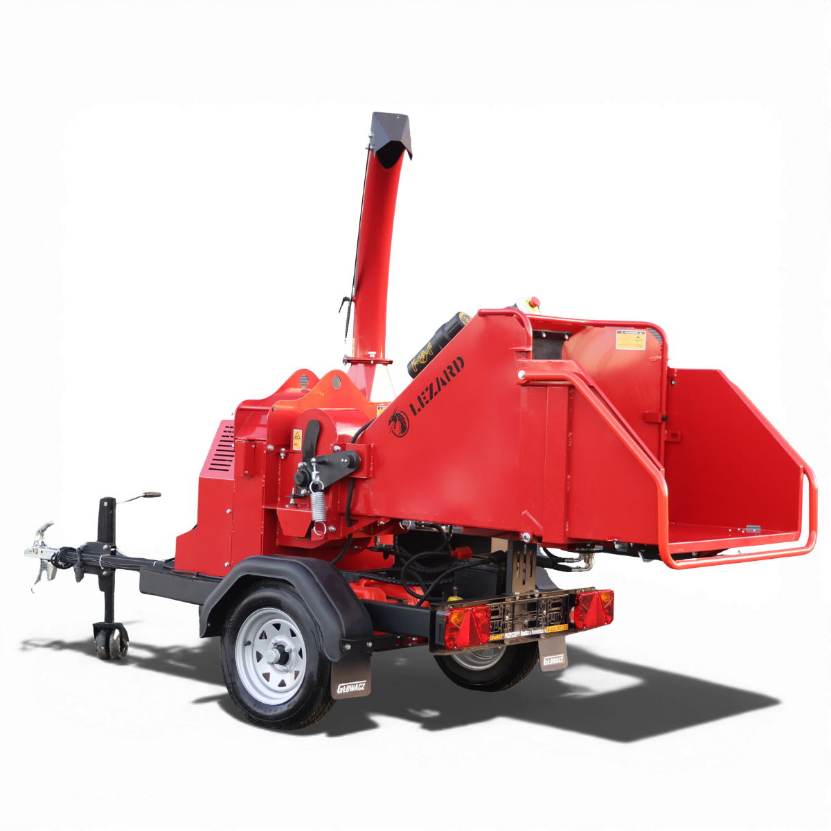 LEZARD R25 rozdrabniacz do gałęzi 23KM 15cm hydrauliczny podajnik