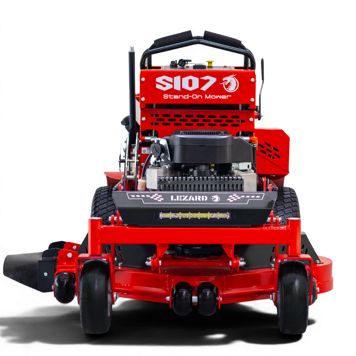 Kosiarka Stand on stojąca LEZARD S107 stojąca 24km Loncin 107cm zero turn zerowy promień skrętu