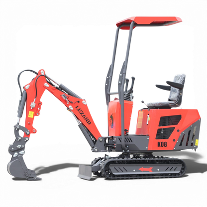 Koparka LEZARD K08 800kg KOOP minikoparka + łyżka 0,013m3 DARMOWA DOSTAWA