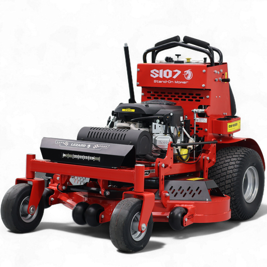 Kosiarka Stand on stojąca LEZARD S107 stojąca 27km Briggs&Stratton 810cc 107cm zero turn zerowy promień skrętu