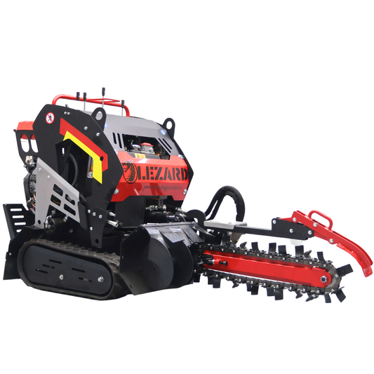 Koparka łańcuchowa do rowów LEZARD DM10 Briggs&Stratton 23KM samojezdna