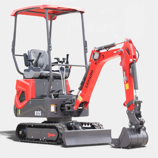 Koparka LEZARD K12S 1200kg KOOP minikoparka + łyżka 0,02m3 DARMOWA DOSTAWA