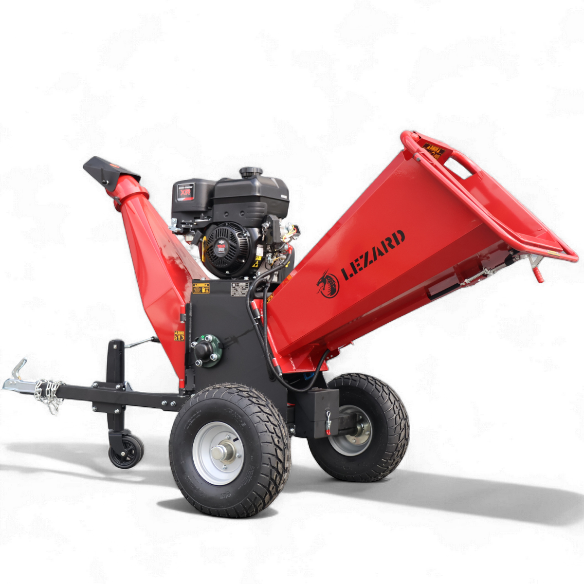 Rozdrabniacz do gałęzi LEZARD Briggs&Stratton R15B 15cm średnica rębak bębnowy