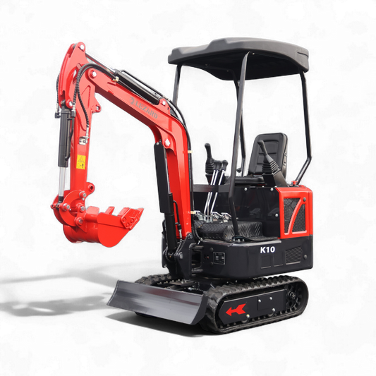 Koparka 1t LEZARD K10 joysticki, chłodnica oleju, ramię skrętne Diesel