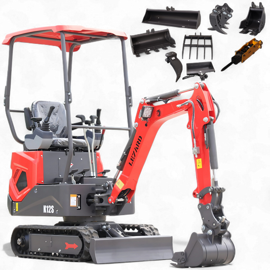 Koparka LEZARD K12S KUBOTA 1200kg minikoparka łyżka 0,02m3 DARMOWA DOSTAWA