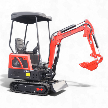 Koparka 1t LEZARD K10 joysticki, chłodnica oleju, ramię skrętne Diesel