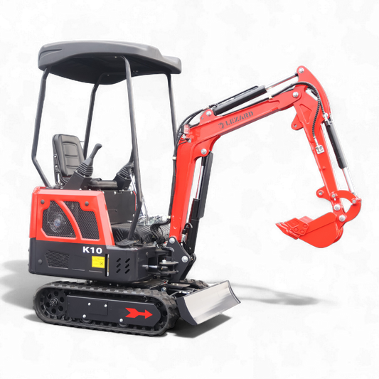 Koparka 1t LEZARD K10 joysticki, chłodnica oleju, ramię skrętne Diesel