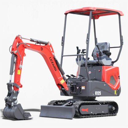 Koparka LEZARD K12S KUBOTA 1200kg minikoparka łyżka 0,02m3