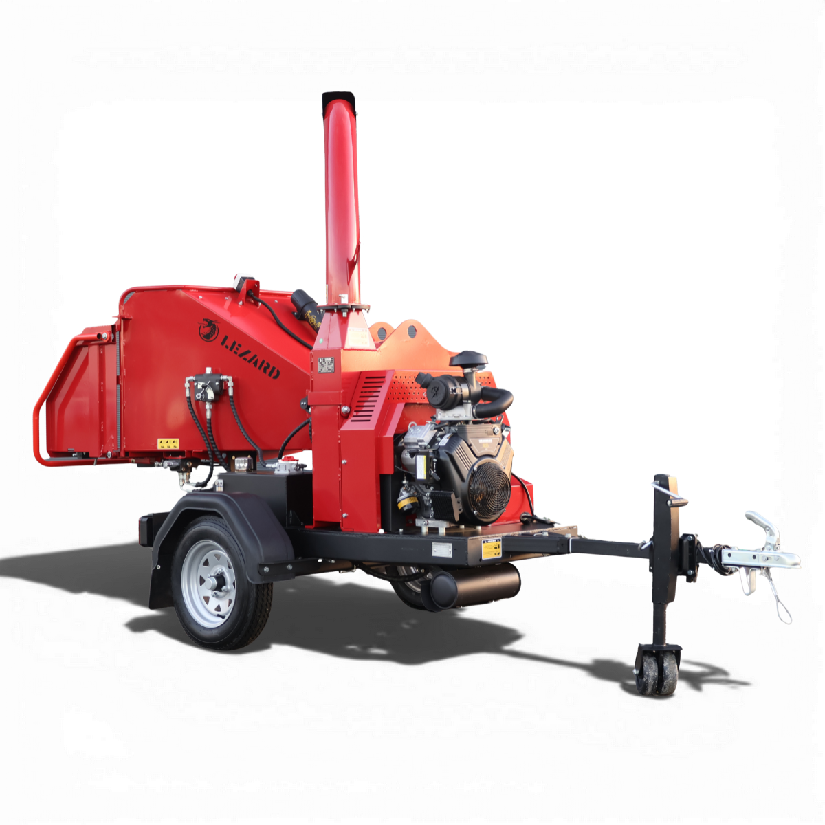 LEZARD R25 rozdrabniacz do gałęzi 23KM 15cm hydrauliczny podajnik