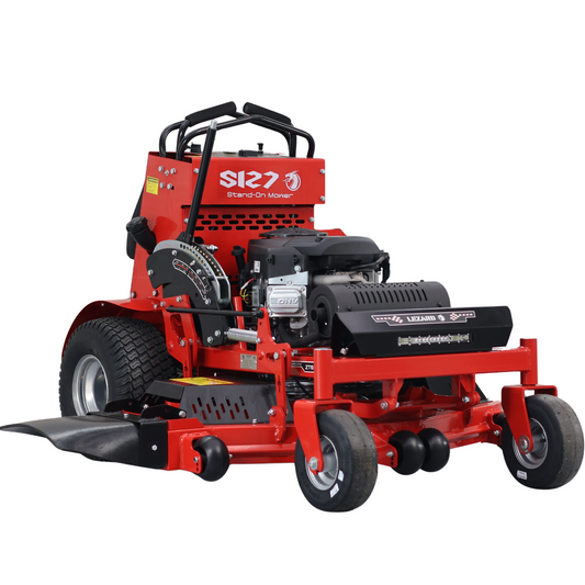 Stand on LEZARD S127 Briggs&Stratton 27KM 810cc 127cm conducteur debout rayon de braquage zéro professionnel municipal