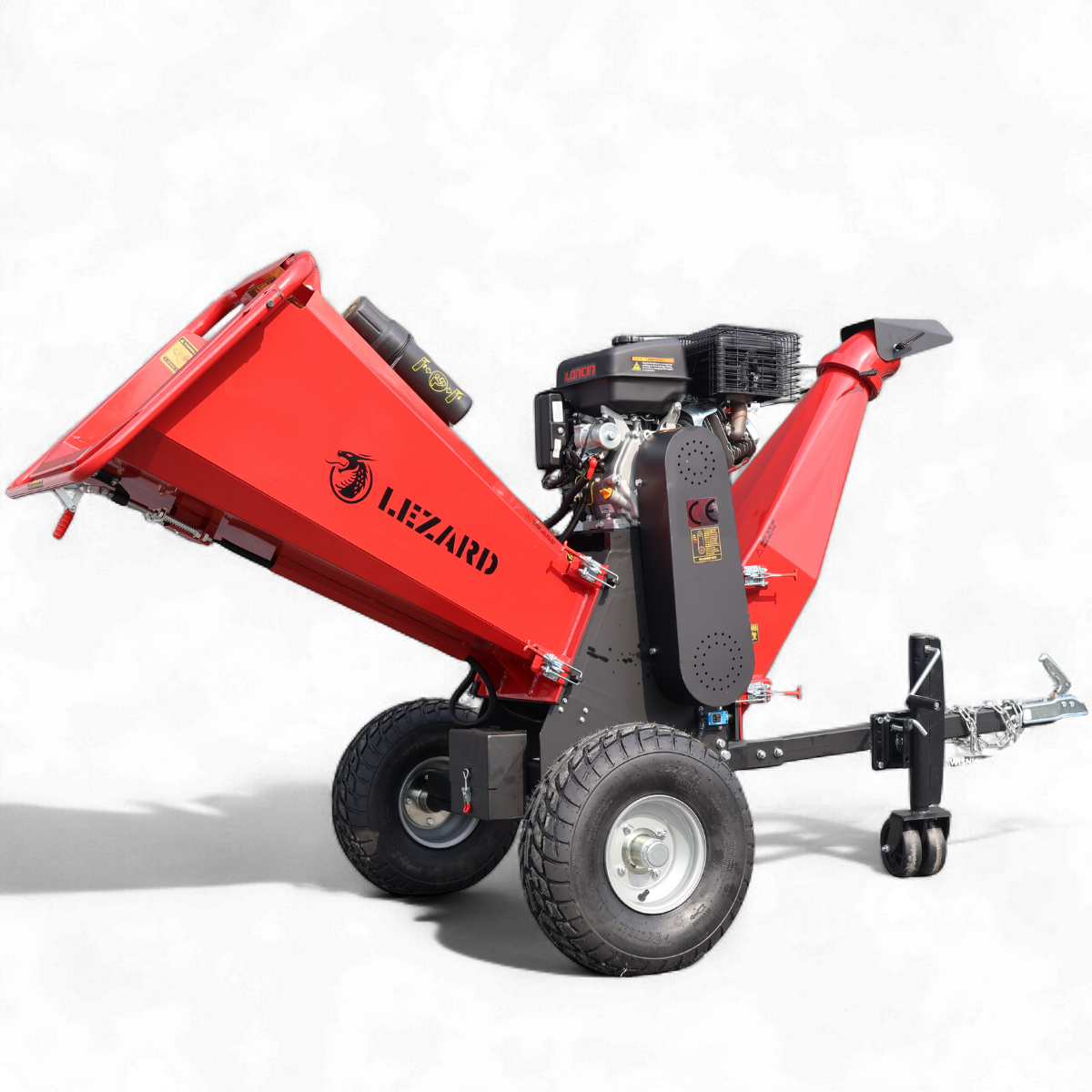 Rozdrabniacz do gałęzi LEZARD R15B 15cm średnica rębak bębnowy