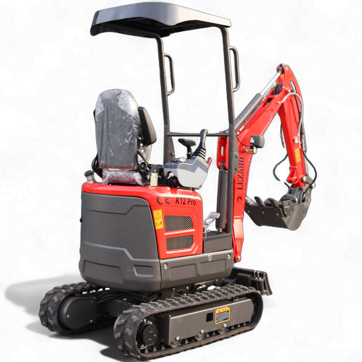 Koparka 1,2t LEZARD K12PRO rozsuwane gąsienice, ramie skrętne, 2 prędkości