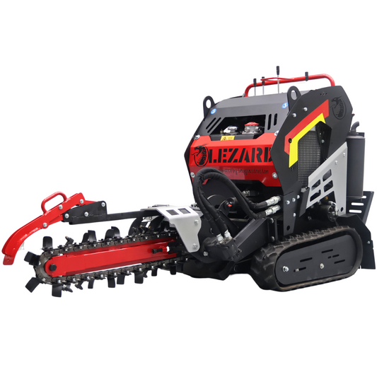 Koparka łańcuchowa do rowów LEZARD DM10 Briggs&Stratton 23KM samojezdna