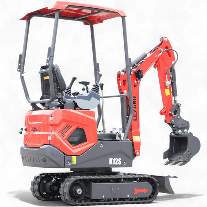 Koparka LEZARD K12S KUBOTA 1200kg minikoparka łyżka 0,02m3