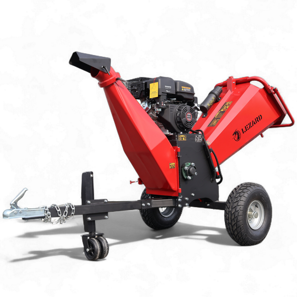 Rozdrabniacz do gałęzi LEZARD R15B 15cm średnica rębak bębnowy