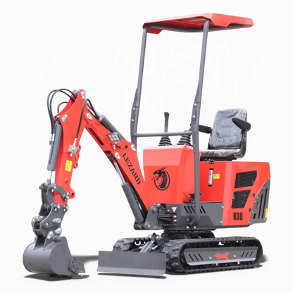 Koparka LEZARD K08 800kg KOOP minikoparka + łyżka 0,013m3 DARMOWA DOSTAWA