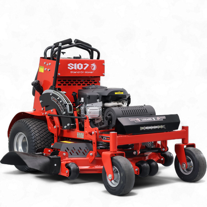 Kosiarka Stand on stojąca LEZARD S107 stojąca 27km Briggs&Stratton 810cc 107cm zero turn zerowy promień skrętu