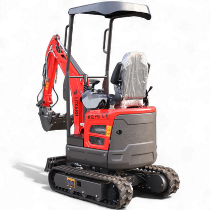 Koparka 1,2t LEZARD K12PRO rozsuwane gąsienice, ramie skrętne, 2 prędkości