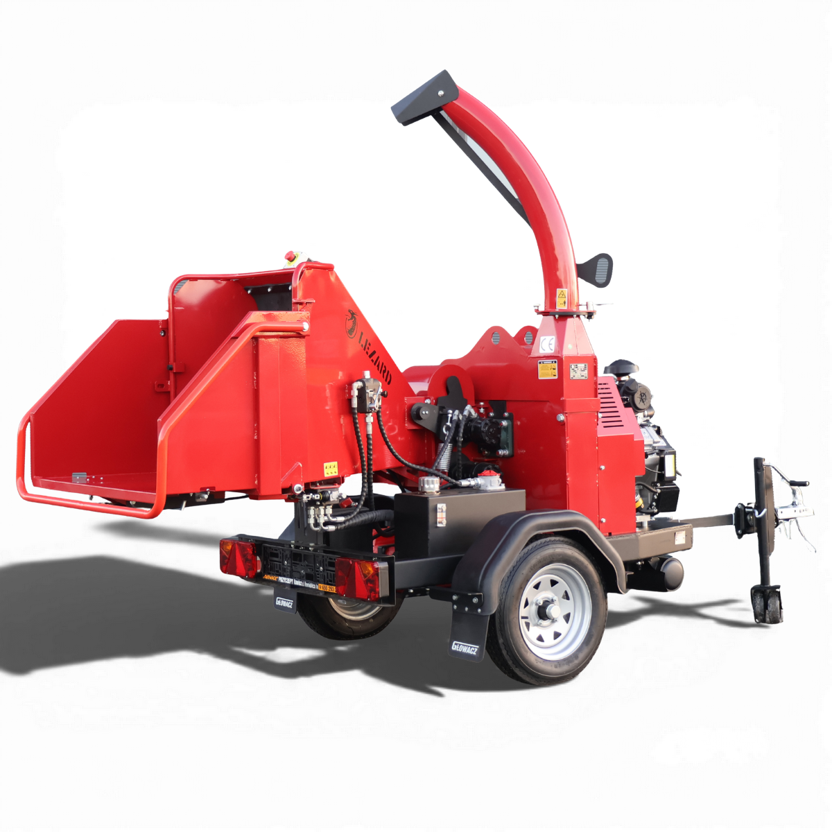 LEZARD R25 rozdrabniacz do gałęzi 23KM 15cm hydrauliczny podajnik