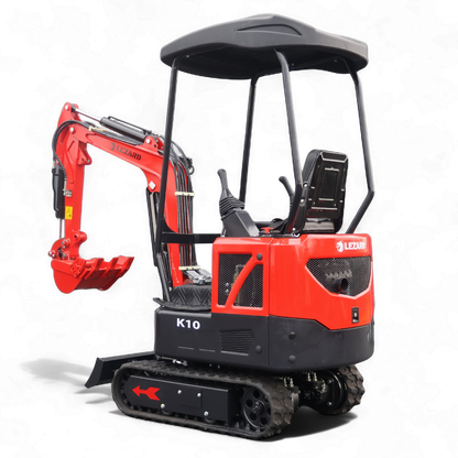 Koparka 1t LEZARD K10 joysticki, chłodnica oleju, ramię skrętne Diesel