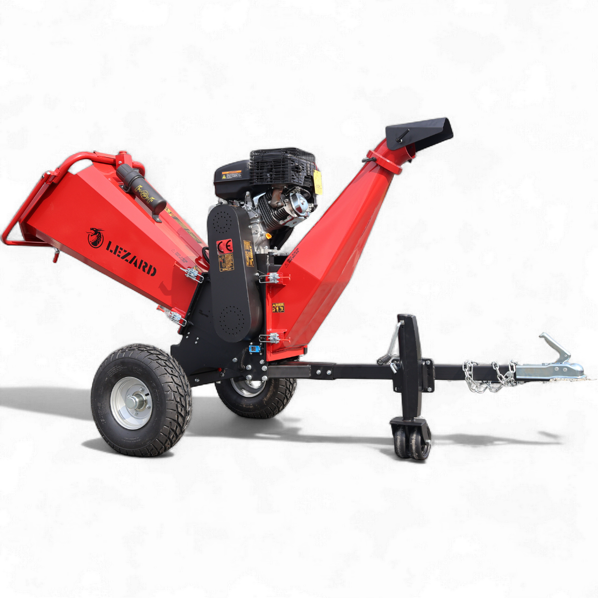 Rozdrabniacz do gałęzi LEZARD R15B 15cm średnica rębak bębnowy