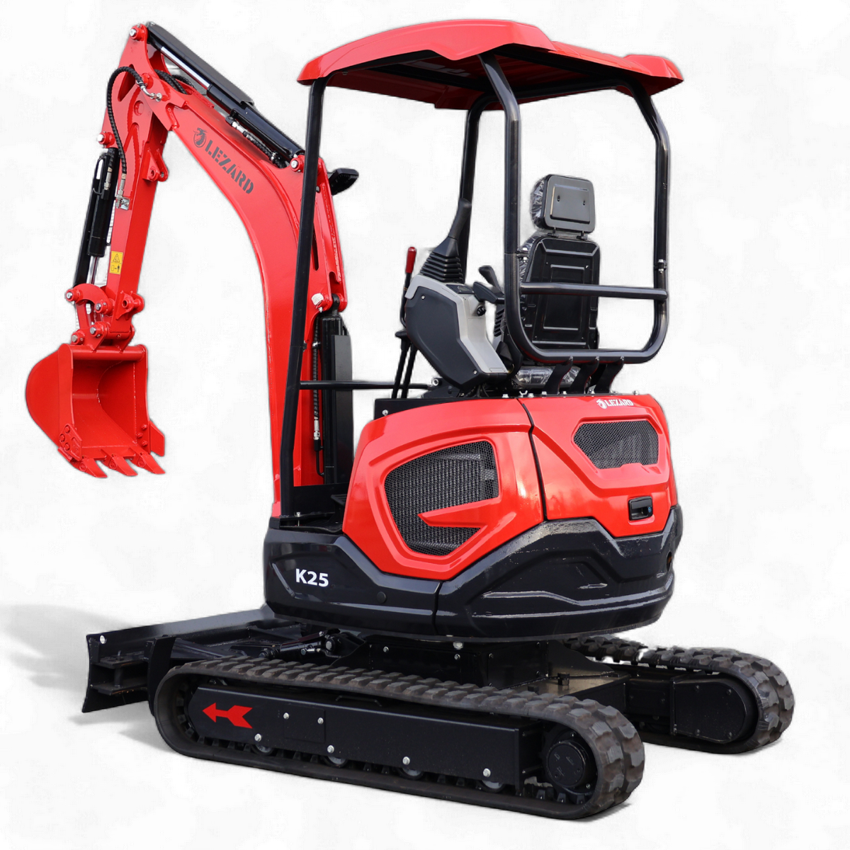 Koparka 2,5t LEZARD K25 KUBOTA dwie prędkości, rozsz. gąsienice, ramie skrętne