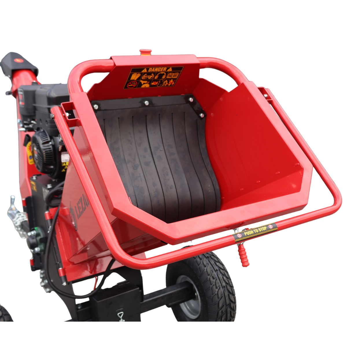 Rozdrabniacz do gałęzi LEZARD R15B 15cm średnica rębak bębnowy