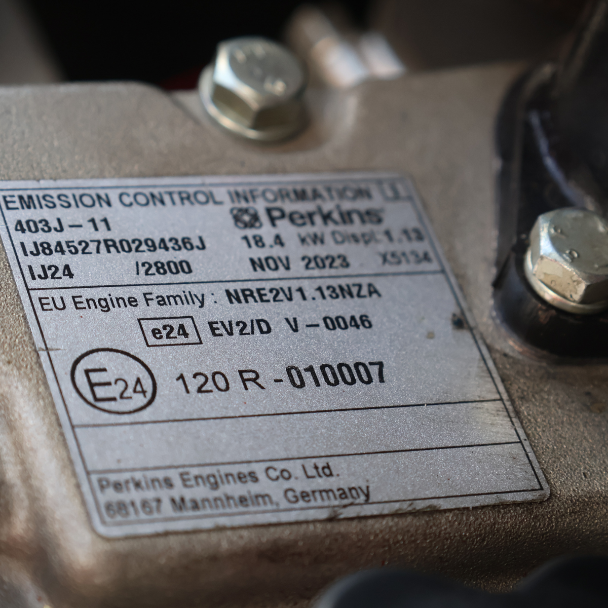 Ładowarka LEZARD PERKINS L6 pompa B&P BRUTTO