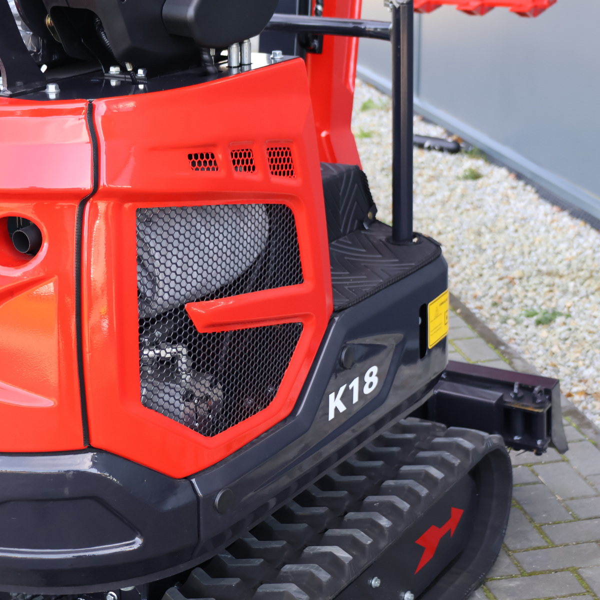 Koparka 1,8t LEZARD K18 KUBOTA rozsz. gąsienice, dwie prędkości, ramie skrętne