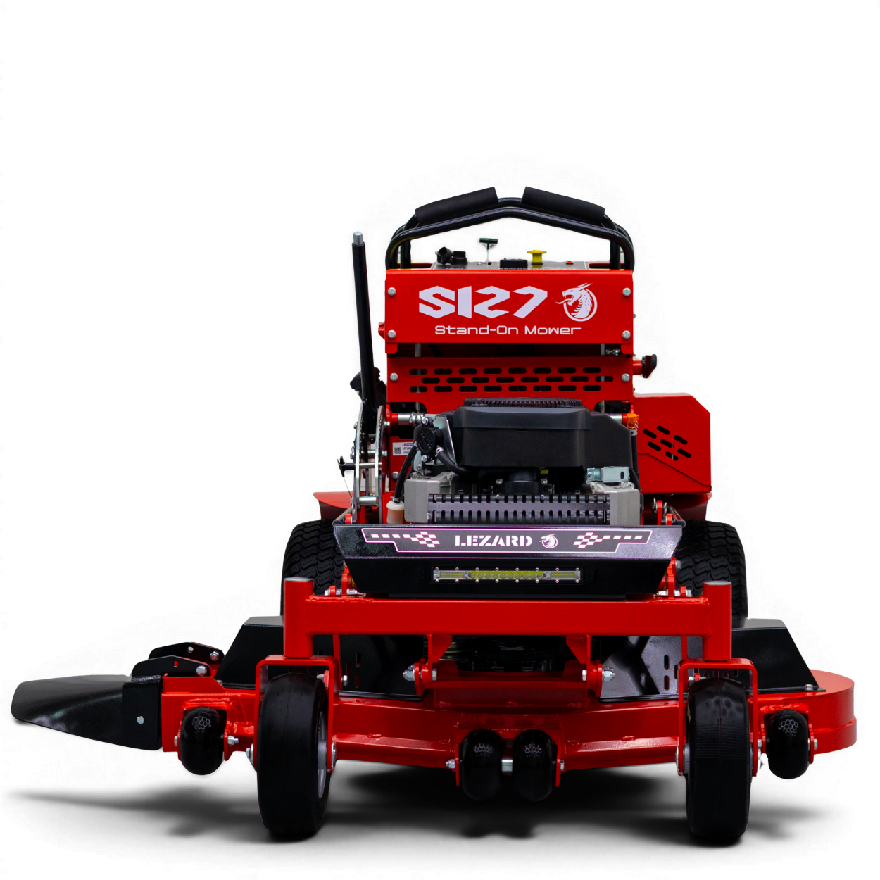 Kosiarka stojąca Stand on LEZARD S127 Loncin 24KM 127cm zerowy promień skrętu zero turn komunalna profesjonalna