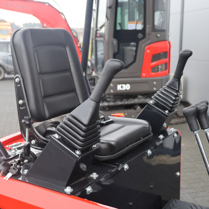 Koparka 1t LEZARD K10 joysticki, chłodnica oleju, ramię skrętne Diesel