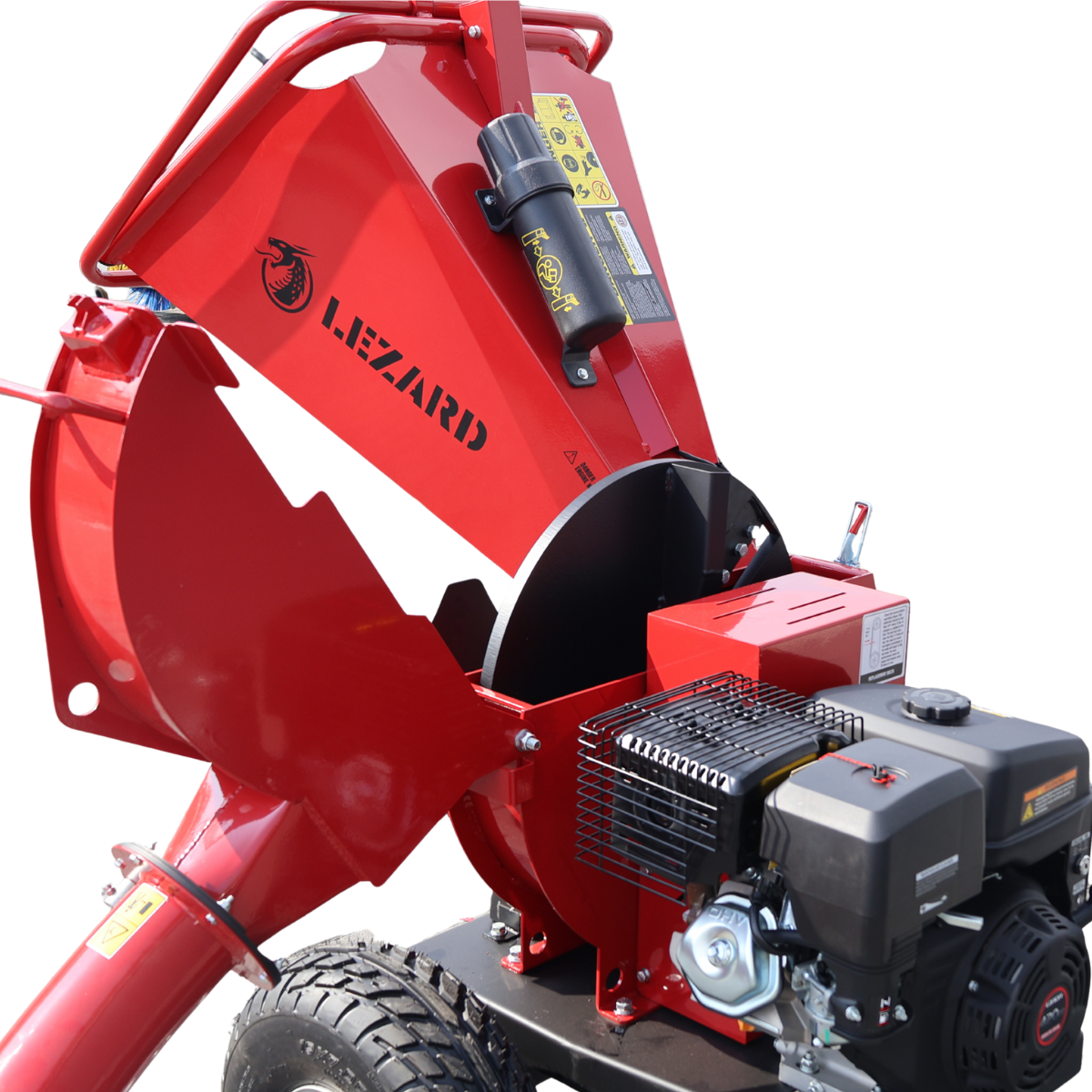Rozdrabniacz do gałęzi LEZARD R15T 12cm średnica rębak tarczowy