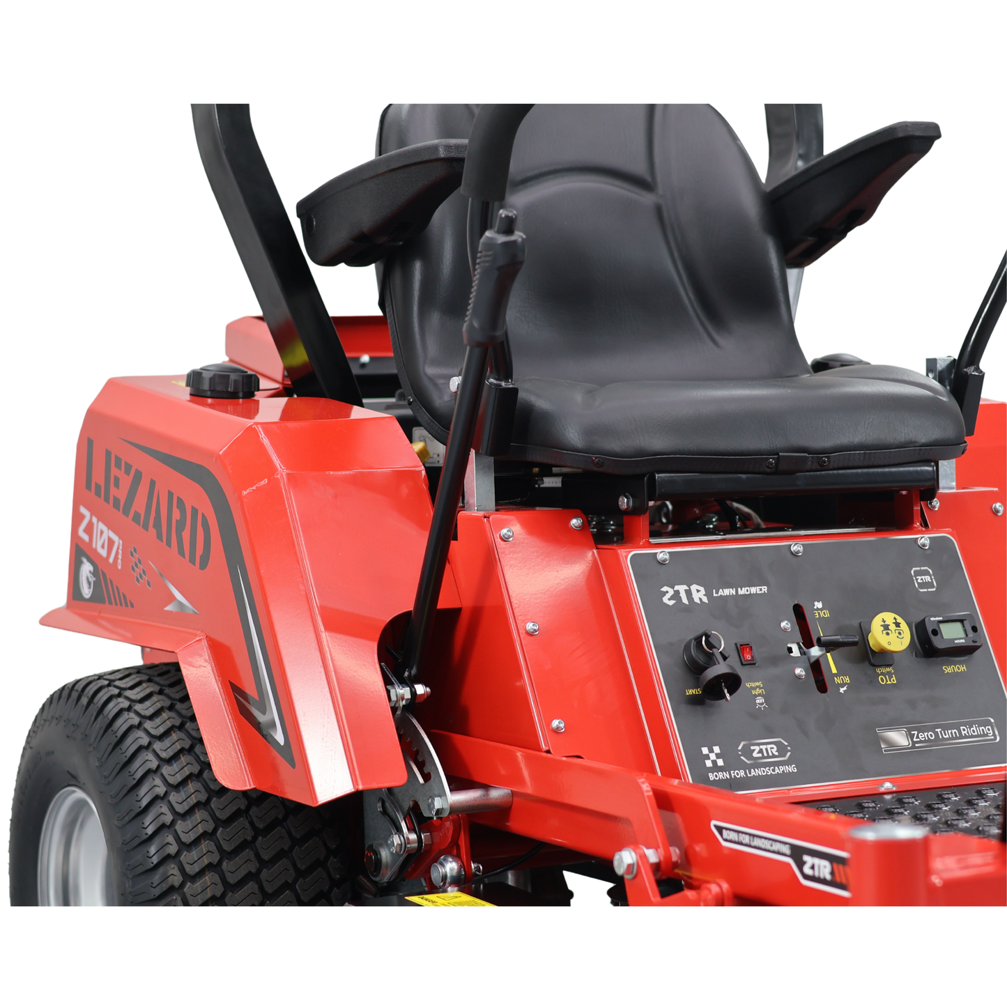 Kosiarka traktorek LEZARD Z107PRO 24KM 107cm loncin zerowy promień skrętu zero turn skręt