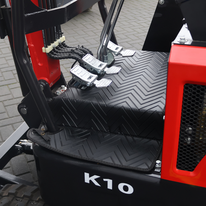 Koparka 1t LEZARD K10 joysticki, chłodnica oleju, ramię skrętne Diesel